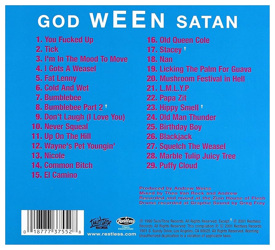 God Ween Satan - The Oneness: Ween: Amazon.ca: Music